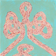 Load image into Gallery viewer, Knot Series Light Turquoise and Straw
